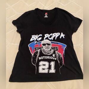 Notorious “Big Poppa” San Antonio Spurs Gregg Popovich shirt- size Medium